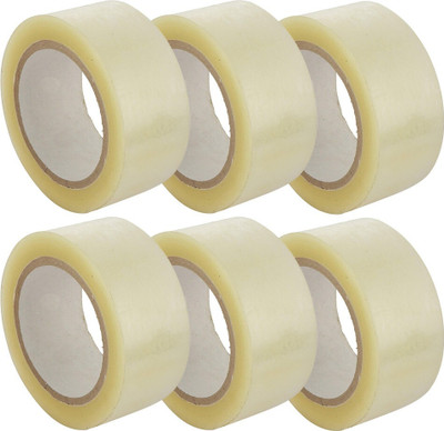 FineArts Single Sided Manual cello tape (Manual)(Set of 6, Transparent)