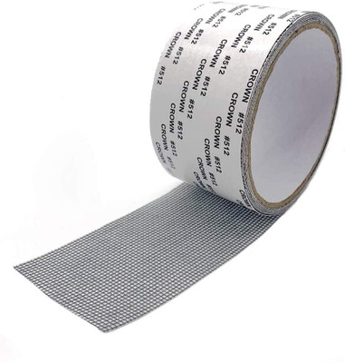 GOPINATH AUTOLINK Window Screen Repair Tape Window Screen Repair Window Screen Repair Tape self Adhesive (Manual)(Set of 1, White)