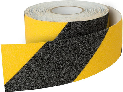 KIZJORYA Single side medium Anti Grip Tape (Manual)(Set of 1, Yellow, Black)