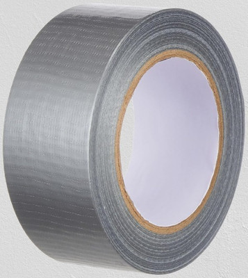 Truebond AR Duct Tape, Strong Adhesive, Multi-Purpose Silver, Flexible, No Residue Industrial, Professional Use. size-(48mm*20mtr) AR Duct Tape (Manual)(Set of 1, Grey)