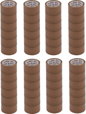 Ki Munik 2 Inch / 60 Mtr Packaging Self Adhesive Bopp Tape For Shipping & Packing, Home, Office, Parcel & Industrial Use Premium Quality Brown Self Adhesive Bopp Tape (Manual)(Set of 36, Brown)