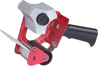 Dfix Single Sided Hand Operated Tape Dispenser 72 mm or 3 inch (Manual)(Set of 1, Red)