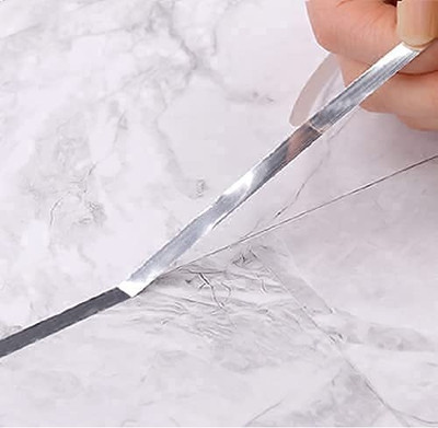 beautiloon 50 Meters Silver Tape SILVER TAPE 7 MM SIVER TAPE (Manual)(Set of 1, Silver)