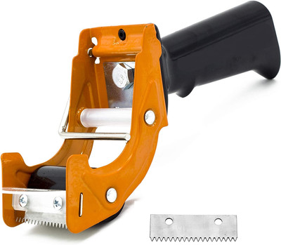 SUPERMALL 2'Metal Tape Gun Dispenser Fast Reload Heavy Duty Packing Packaging Sealing Cutter (Manual)(Set of 1, Multicolor)