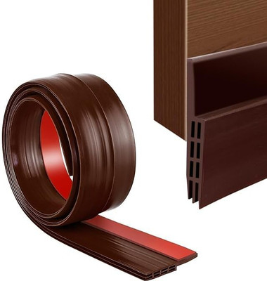 MAHANT Sealing Tape Not Applicable Door Bottom Seal Strip (Manual)(Set of 1, Brown Silicone)