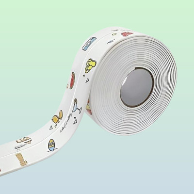 Lveynax Kitchen Sink Platform Sticker Bathroom Corner Tape Wall Sealing Strip Manual Dispenser Dispenser Waterproof Sink Sealing Tape (Manual)(Set of 1, Multicolor)