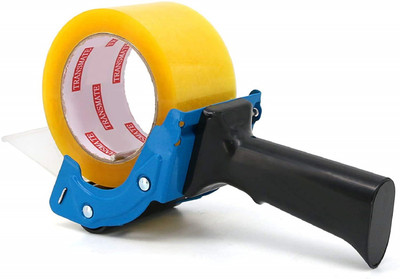 K.B.SALES singal side handheld Tape Gun Dispenser (Manual)(Set of 1, Yellow)