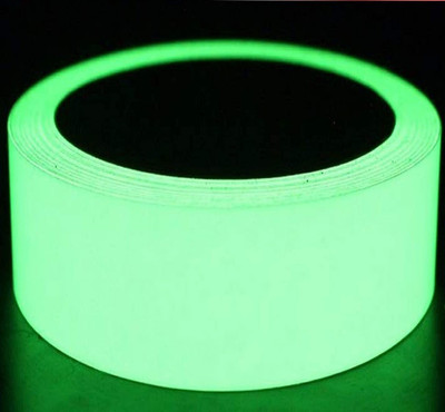 Qebham Single Side Handheld Glow Tape (Manual)(Set of 1, Green)