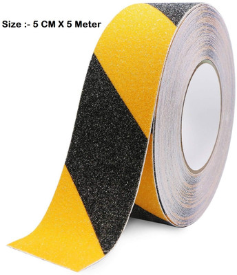 SKYBUCKET Single Side Handheld Cello Tape (Manual)(Set of 1, Black/Yellow)
