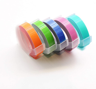MOTEX Single Side Embossing Tape (Manual)(Set of 5, Pastel)