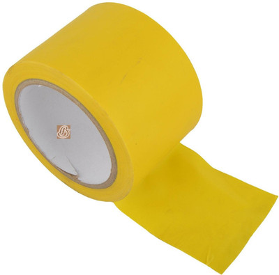 Bapna single sided pvc floor marking tape (Manual)(Set of 1, Yellow)