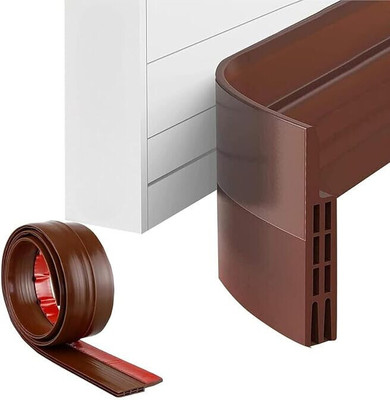 MSVTRADESS Weather Stripping Door Seal Strip Handheld Dispenser Weather Stripping Door Seal Strip 1 Meter (Manual)(Brown)