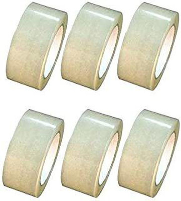 Lapfuture single side Type: Cello Tape 2 inch 100m TP-TAPE CELLO (Manual)(Set of 6, White)