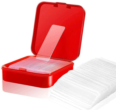 MAGNIQUE Self Adhesive Double Sided Tape Sticker 60 Pcs Transparent Manual Dispenser Tape Sticker (Manual)(Set of 60, White)