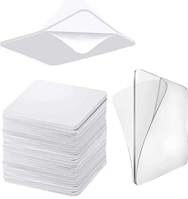 Hidelliya Double Sided sticker Medium Double Sided Adhesive Pads, Two Sided (Manual)(TRANCFRENT)