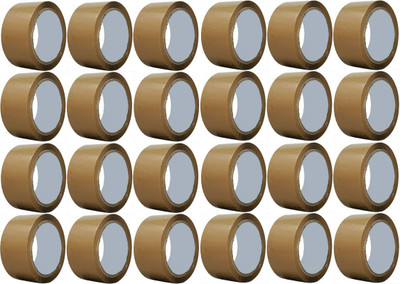 Dfix Brown Packaging Cello Tape NO Brown Cello Tape (Manual)(Set of 24, Brown)