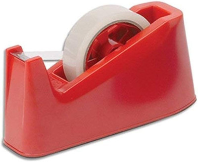 RG Accessories Double Sided, Single Sided Desktop Tape Dispencer (Manual)(Set of 1, Red)