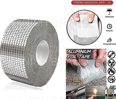 Gentle e kart Single Side Handheld Aluminum Tape (Manual)(Silver)