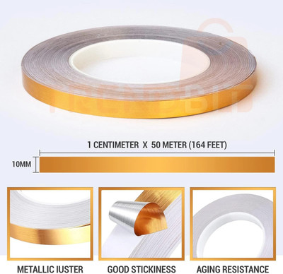 Bloriza golden tape 1 mm golden tape 1 mm golden tape 1 mm (Manual)(GOLDEN)