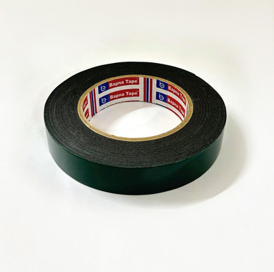 Bapna double sided hand handeld foam tape (manual)(Set of 1, green linear black foam)