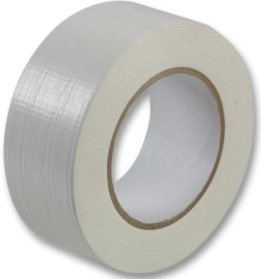 Bapna SINGLE SIDED WHITE DUCT TAPE HIGH STRENGTH (Manual)(Set of 1, White)