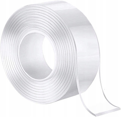Metrite INDIA Double Sided Medium grip tape (Manual)(White)