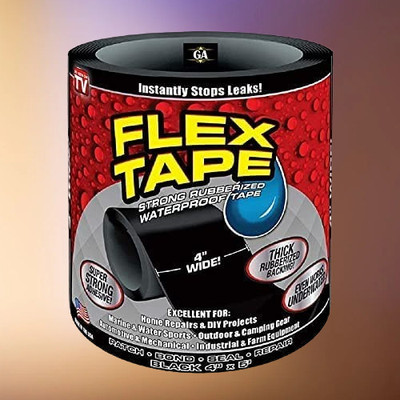 juggaris Waterproof Tape Medium Dispenser Water Tank Sink Sealant for Gaps (Manual)(Set of 1, Black)