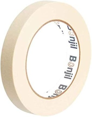 ALF Durable Masking Tape 12mmX20mtr Handheld Dispenser Masking Tape (Manual)(Set of 72, White)