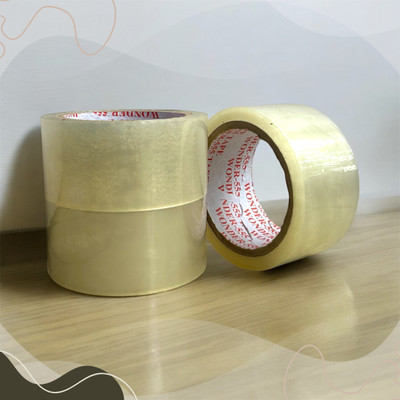 Gachera Strong Adhesive Not Included Self Adhesive BOPP Packaging Tape | (Manual)(Set of 3, Clear)