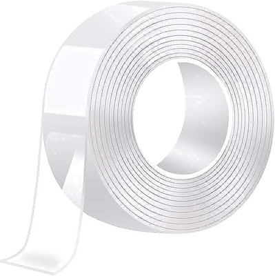 nawani Nano 0 Double Side Nano Tape for Walls, Nano Tape Double Sided Tape (Manual)(White)