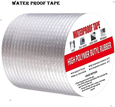 Nivrutti From Cracks to Pipes Tape for Leakage Repair, Cracks and other use Aluminium Foil Tape Duct Tape (Manual)(Set of 1, Silver)