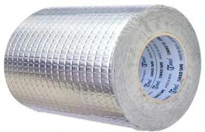 KEYA ENTERPRISE Waterproof Tape for Pipe Leakage Roof Water Leakage Solution Aluminium Foil Tape Manual Coated Waterproof tape for Roof Patching, Window Seals (Manual)(Set of 1, Grey, Silver)