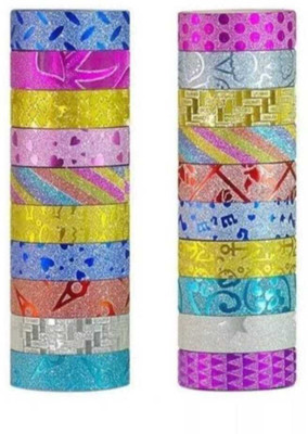 DHASRAM single sided NA cellotape (Manual)(Set of 24, Multicolor)