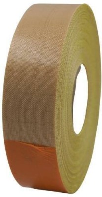 SmartPack Single sided tape (15mm X 10m;Natural) Adhesive Teflon (Manual)(Set of 1, Cream & Yellow)