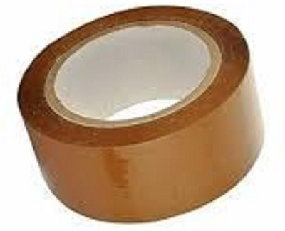 Happiory paper packing tape clear plastic tape packing tape (Manual)(Brown)