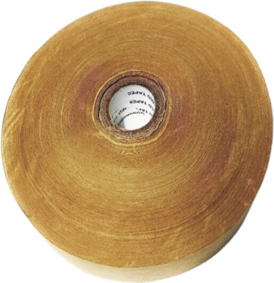 90 Degree Single Sided Paper Masking Glue Tape Roll for Craft Water Base 180 Meters Paper Tape (Manual)(Set of 1, Brown)