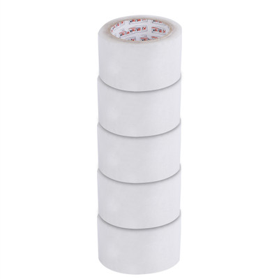 Ki Munik 3 Inch / 45 Mtr Packaging Self Adhesive Bopp Tape_157 For Shipping & Packing, Home, Office, Parcel & Industrial Use Premium Quality Tape_114 (Manual)(White)