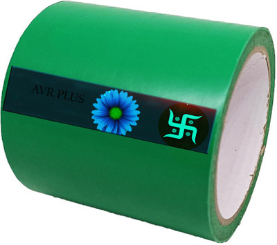 AVR PLUS VASTU TAPE FOR VASTU DOSH/VASTU CORRECTION FOR BATHROOM AND ENTRANCE (SIZE - 4 INCH) 25 METER (Manual)(Set of 1, Green)