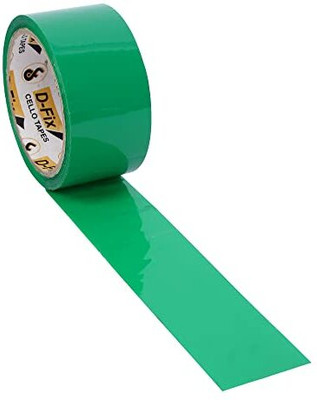Dfix SINGLE SIDED HANDHED Packaging Tape (Manual)(Set of 1, Green)