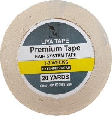 liya Moisture Proof Wig Tape / Hair patch Tape / Hair System Tape Hair Wig Tape / Water Proof Tape / Hair System Tape Top Quality Double sided Tape / Summer Tape / (Manual)(Set of 1, White)