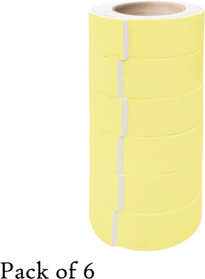 Eduway Double Sided Tape NA Cello Tape (Manual)(Set of 6, Yellow)