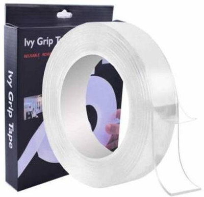 Metrite INDIA Double Sided Medium cello tape (Manual)(WHITE CLEAR)