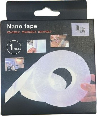 BEFLIX sided Tape Magic Grip Tape sided Tape (Automatic)(Set of 1, Transparent)