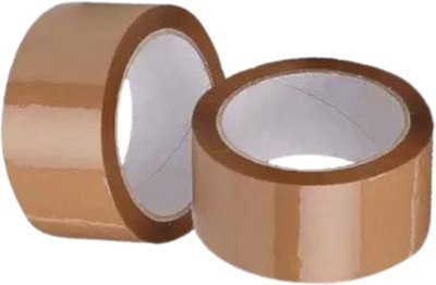 MR CRAFT Single Sided Handheld Cello Tape (Set of 2) (Manual)(Set of 2, Brown)