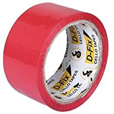 Dfix Single Sided Red Tape Packaging (Manual)(Set of 1, Red)