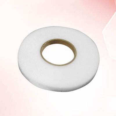PACKWHIZ Hem Tape Rivil Civil Fabric Fusing Tape Double Sided Adhesive Hem Tape Iron on Tape Buckram Interfacing Interlining Fusible 100 Yards No Sewing Required (Manual)(Set of 1, White)