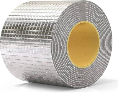 BEFLIX Single sided Medium Self Adhesive (Manual)(Set of 1, Silver)