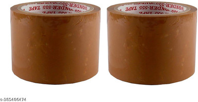 SSTM Single Sided Manual Cello Tape (Manual)(Set of 2, Brown)