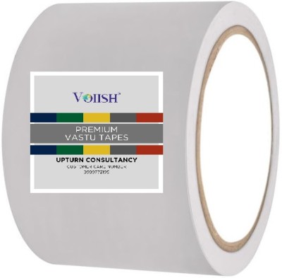 VOIISH Enhance vastu energy Portable solution 4 Inch Waterproof Heavy Duty Vinly Tape Correction of Toilet (Manual)(Set of 1, White)