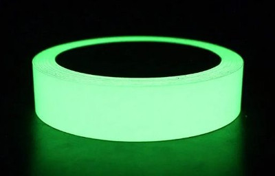 Bloriza Single Sided Handheld Night Glow Tape (Manual)(Green)
